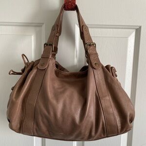 *SOLD* Gerard Darel 24h Bag - Taupe Brown - Made in France.